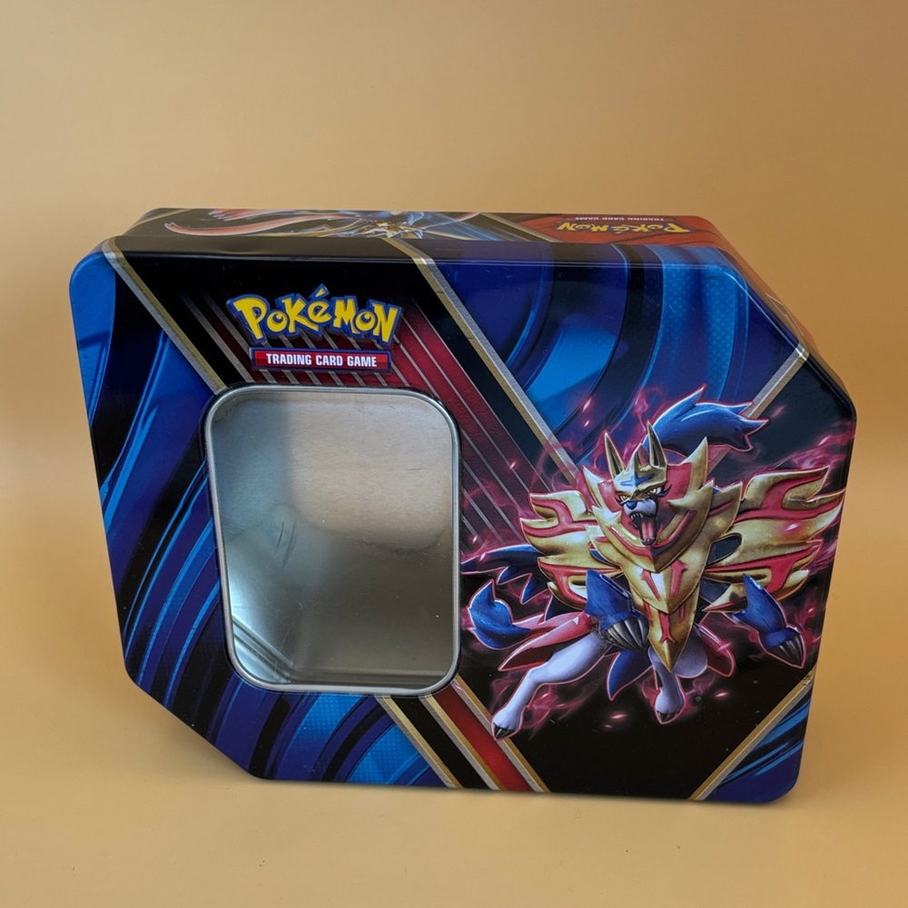 Pokemon TCG Zacian V Legends of Galar w Plastic Insert Xint - Empty Tin